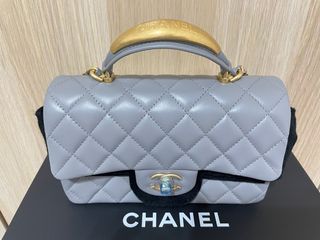 Affordable chanel mini grey For Sale