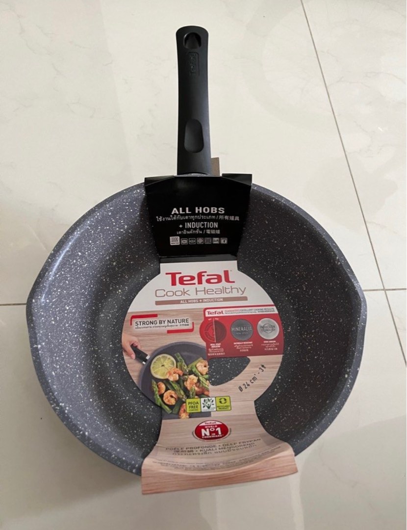 Brand new Tefal deep fry pan, Furniture & Home Living, Kitchenware