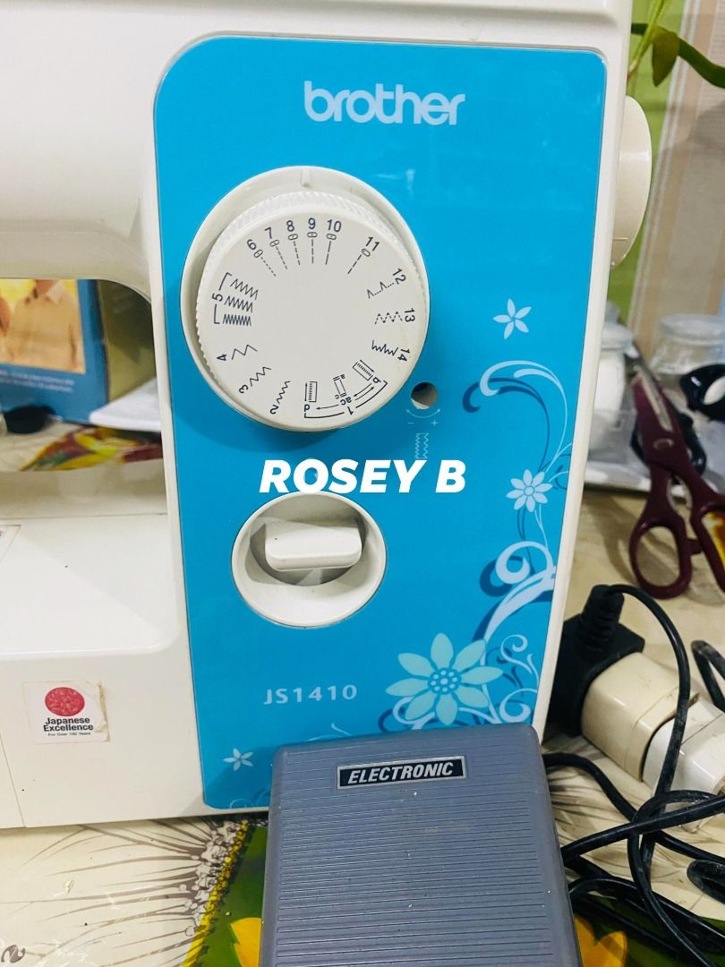 BROTHER PORTABLE FREEARM SEWING MACHINE JS1410, TV & Home Appliances, Other Home Appliances on