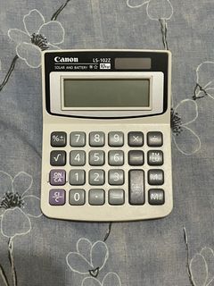 Canon LS-102Z Solar and Battery Calculator