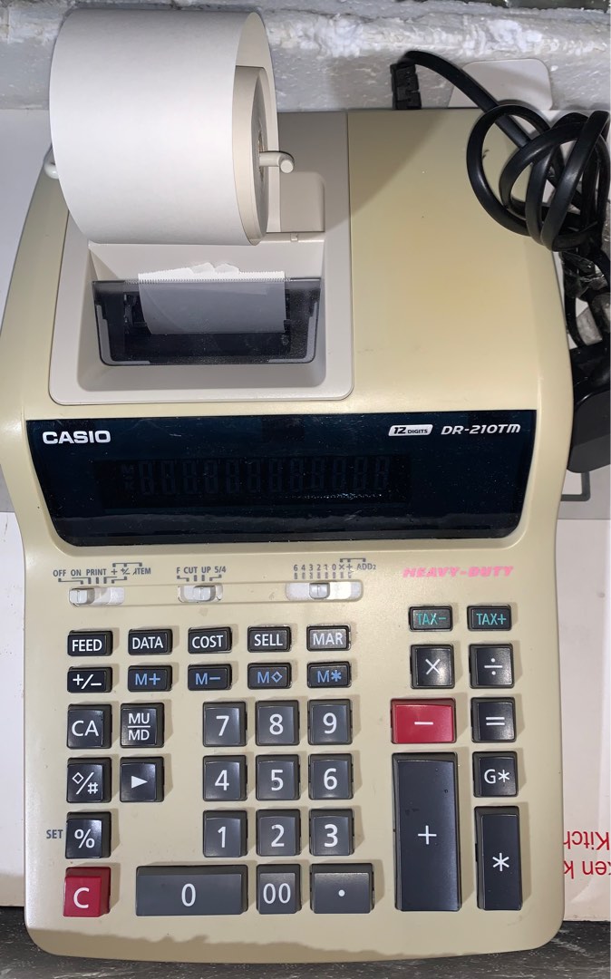 Casio dr210tm online