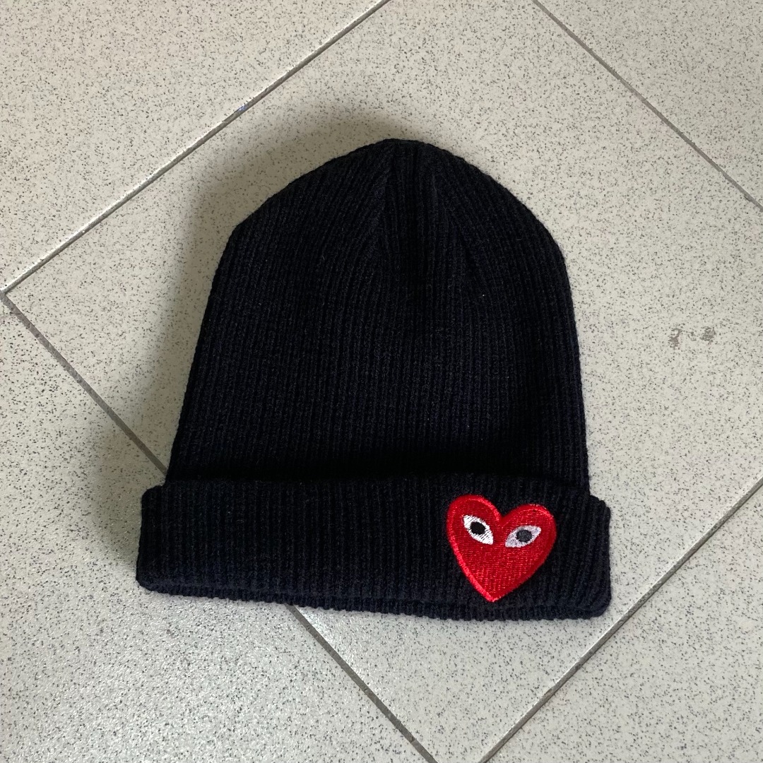 Cdg beanie outlet heart