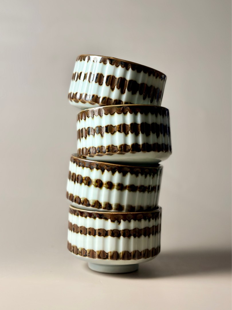 Ceramic Dessert Cups SOLD AS SET, Furniture & Home Living