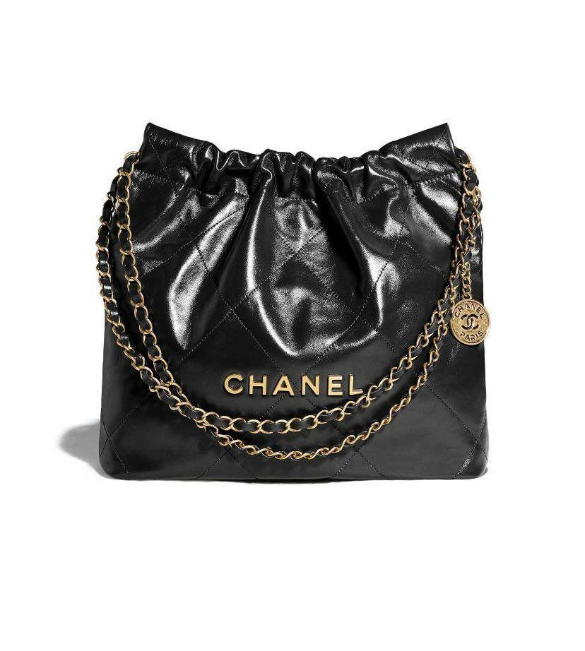 Chanel C22 Black GHW, Luxury, Bags & Wallets on Carousell