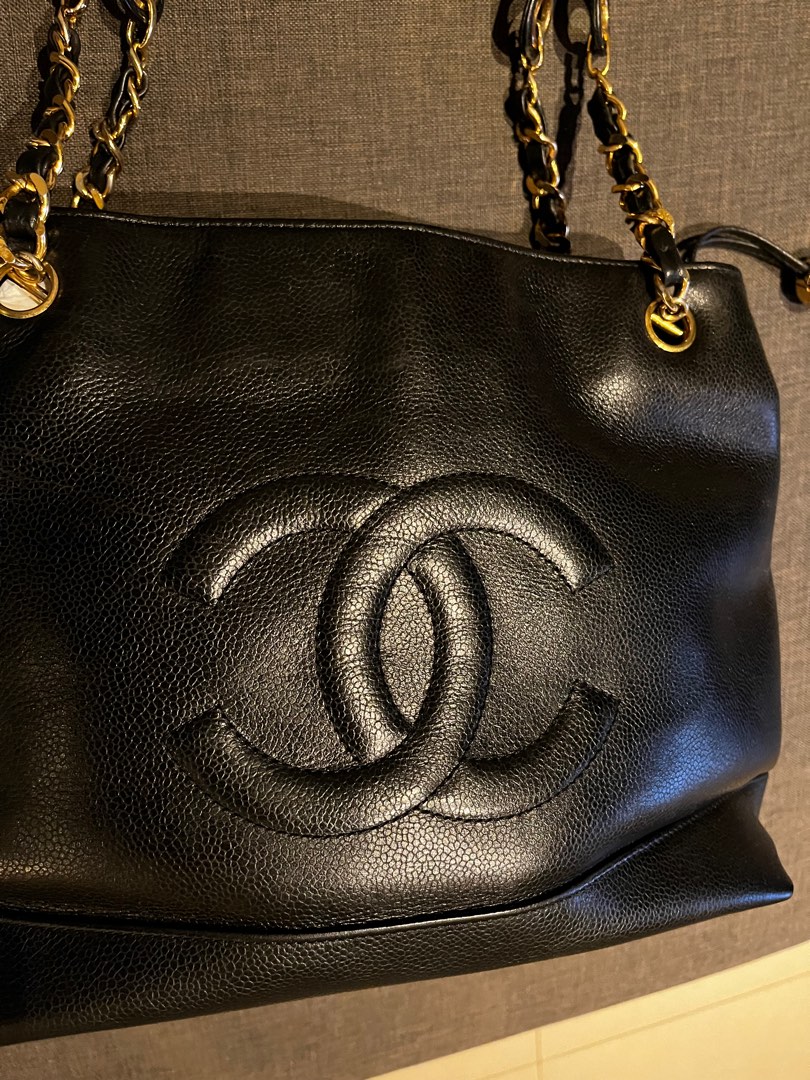 Chanel vintage tote, Luxury, Bags & Wallets on Carousell