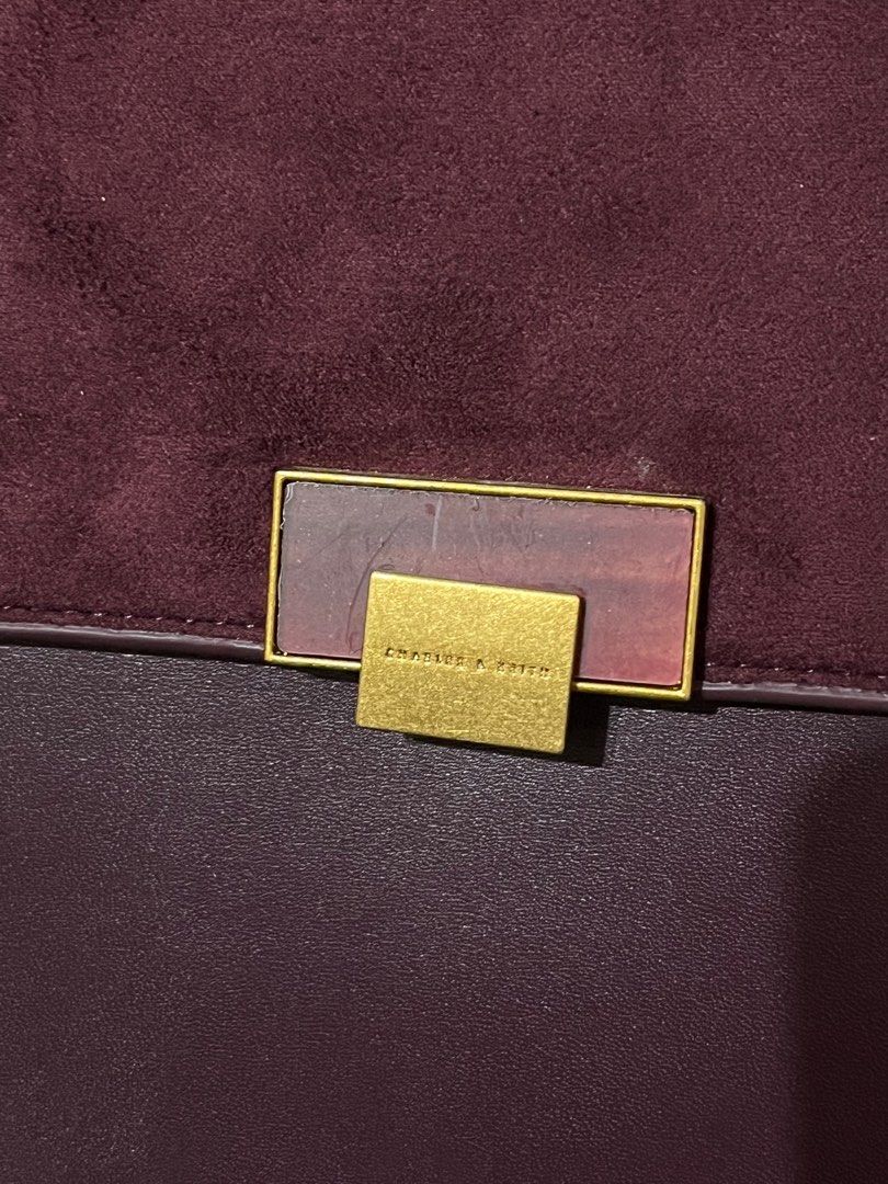 Charles and deals keith purple bag