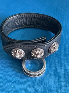 Authentic Chrome Hearts Classic Cross Sterling Buckle Black