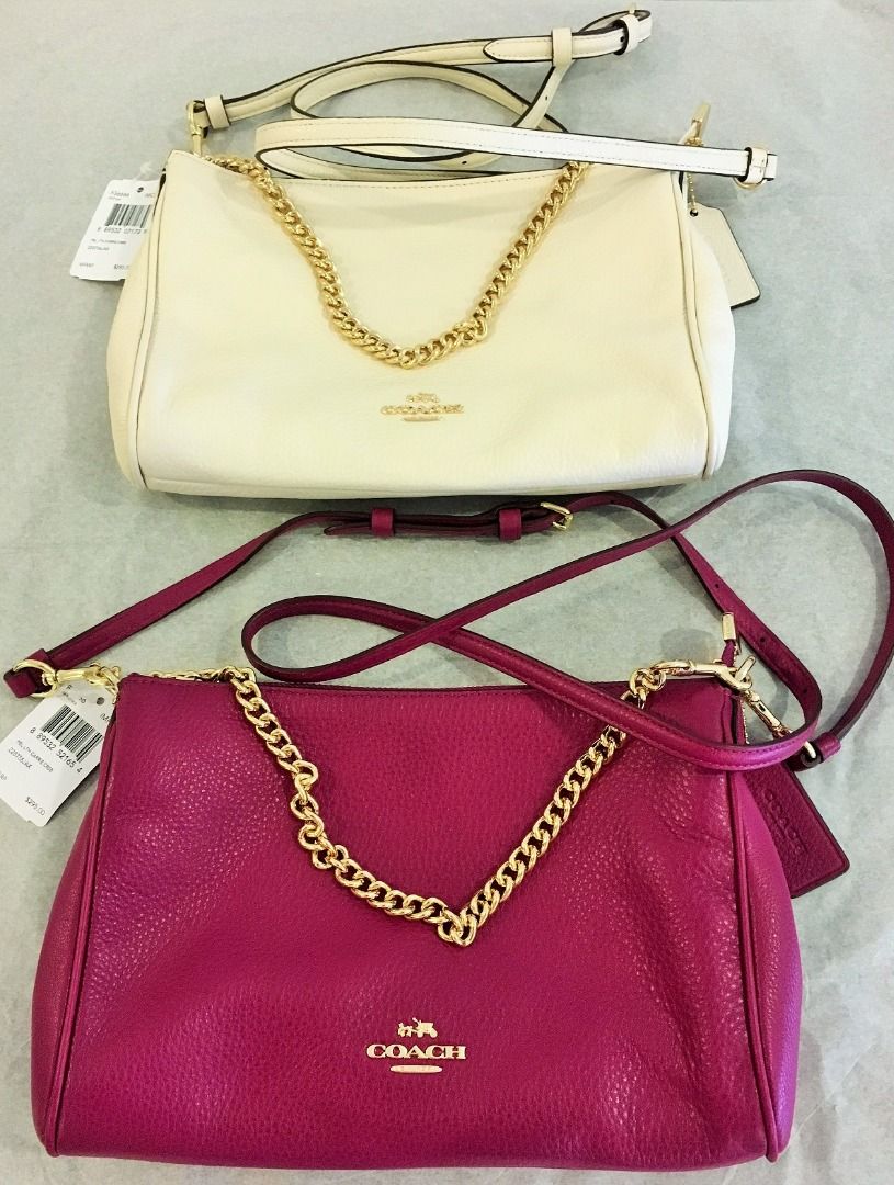 Coach Carrie Crossbody In Pebble Leather Women s Fashion Bags