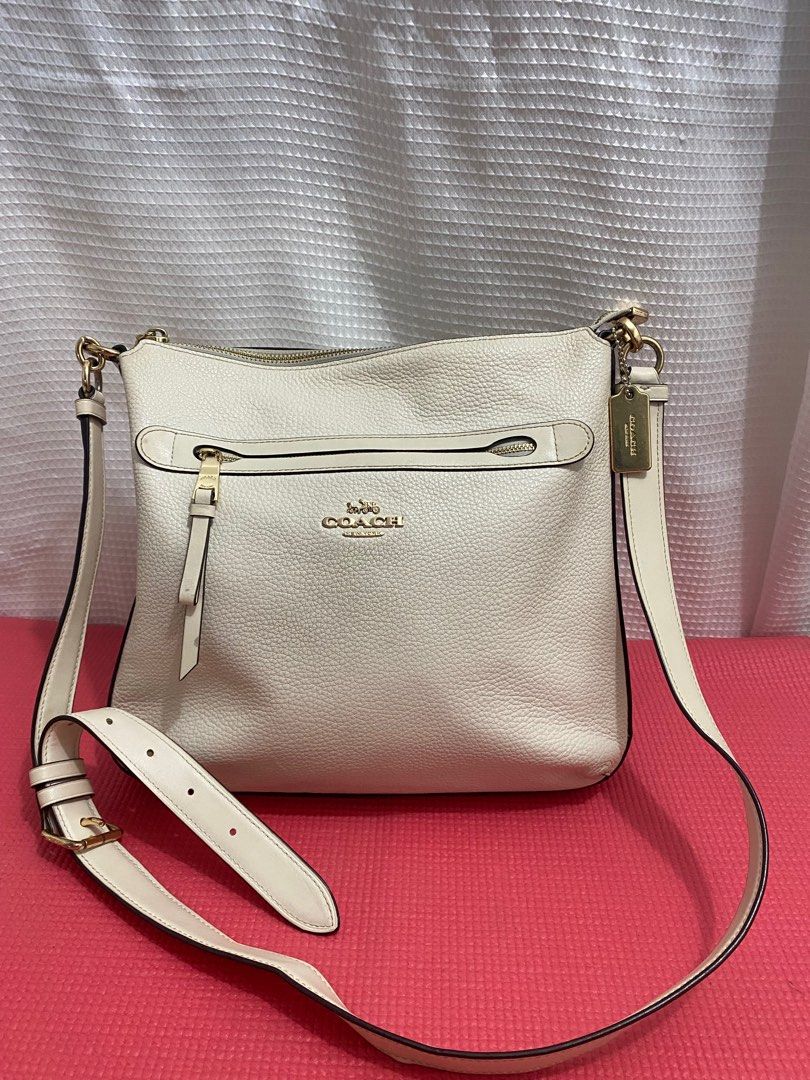 Coach pebble top leather mae crossbody