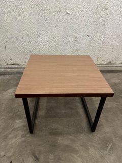 Coffee Table - Veneer Wood with Metal stand