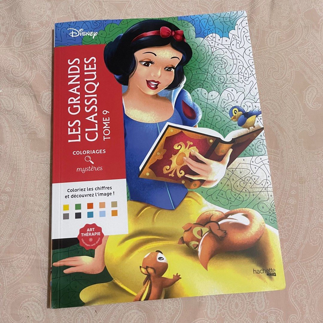 Coloriages mystères Grands classiques Disney Best of