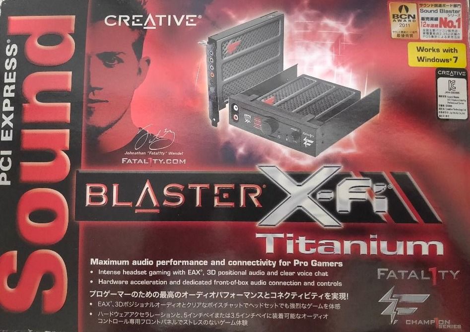 Creative sound blaster fatal1ty shop