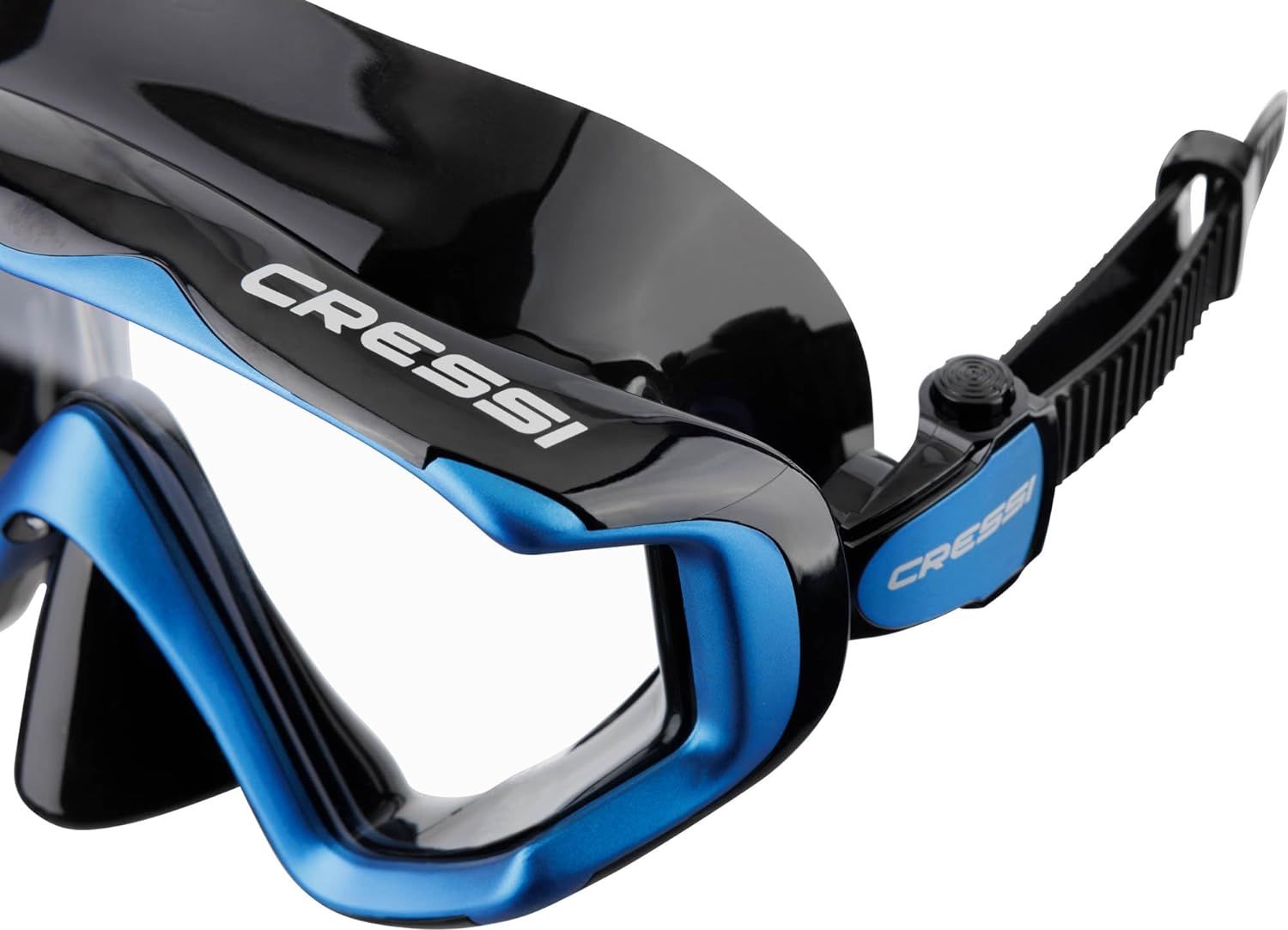 Cressi Perfect View Scuba Diving, Snorkeling Mask in Pure Comfortable  Silicone - Available with Different Panoramic Lenses - Liberty: designed in