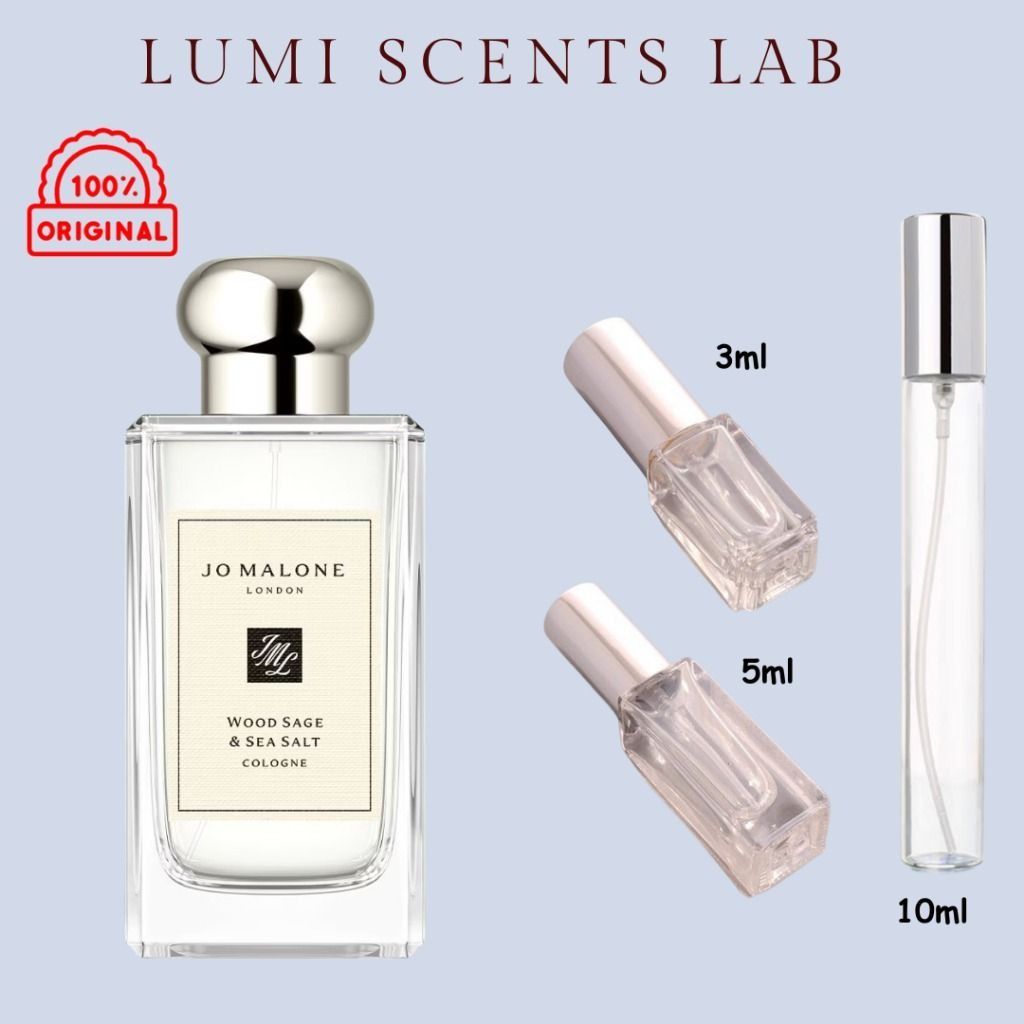 DECANT Jo Malone Wood Sage Sea Salt Cologne Extrait 3ml 5ml 10ml