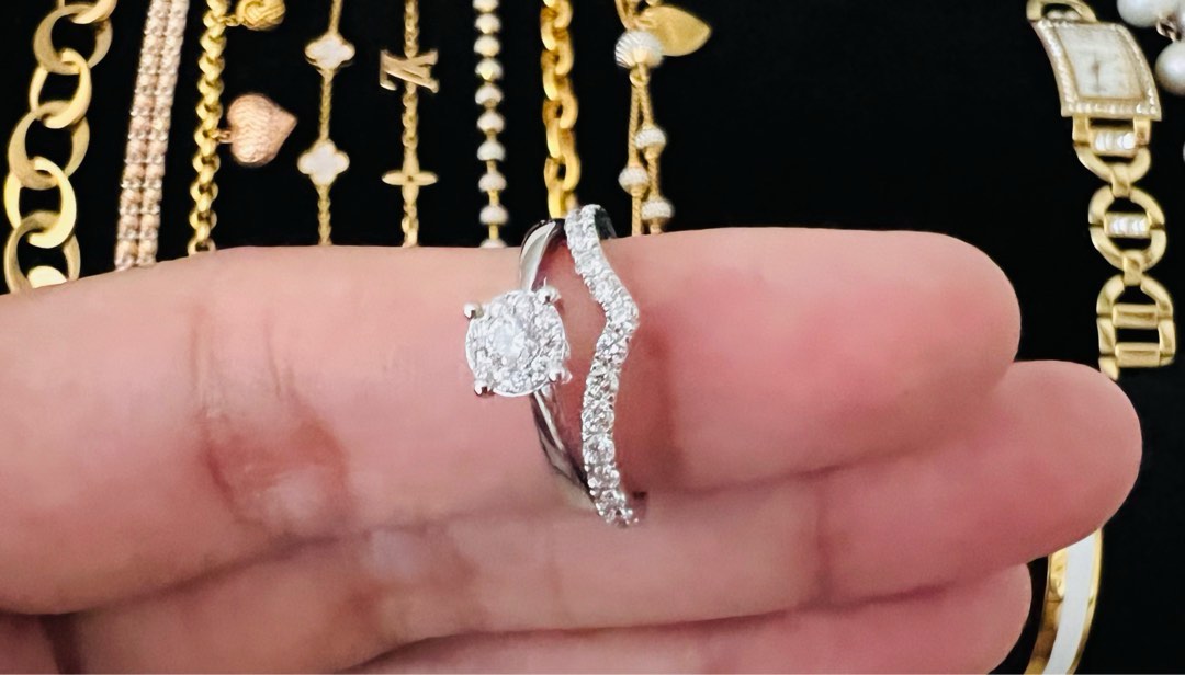 Diamond ring HABIB Women s Fashion Jewelry Organisers Rings on Carousell