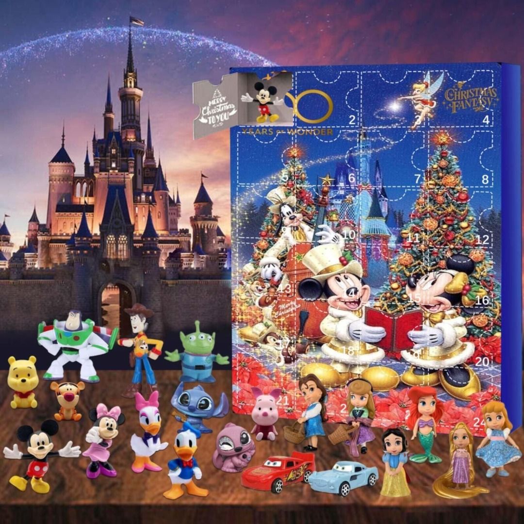 Disney/Sanrio Advent Calendar 聖誕倒數日曆禮盒 (24PCS隨機) 興趣及遊戲 玩具 遊戲類