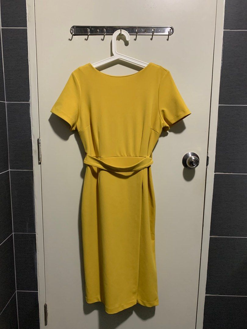 Mustard dress deals dorothy perkins