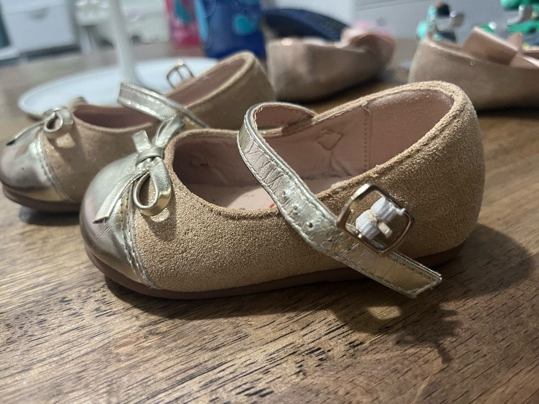 Dora Gold Doll Ballet Shoes, Babies & Kids, Babies & Kids Fashion on