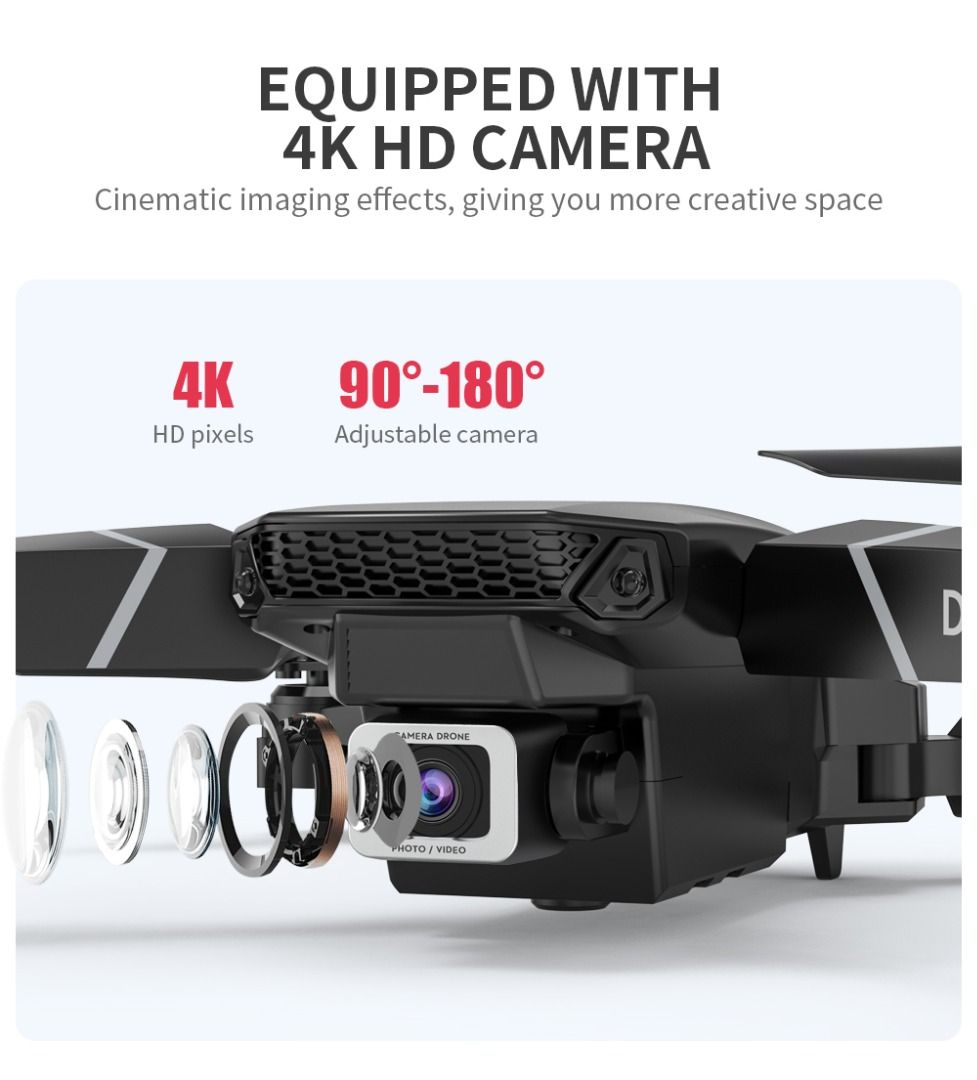 Drone with 4k HD Cam (Category: Drones) located in Mandaluyong City. Submitted by genesisemporiumph (Listing ID 1260356102, Image 3). Description: Drone with 4k HD Cam = 1,199.00 Unleash your aerial creativity with our cutting-edge Drone featuring a 4k HD camera and immersive VR 3D mode. Enjoy up to 15 minutes of flight time on a single battery charge and explore the world from new heights with extended range capabilities. Packed with advanced te
