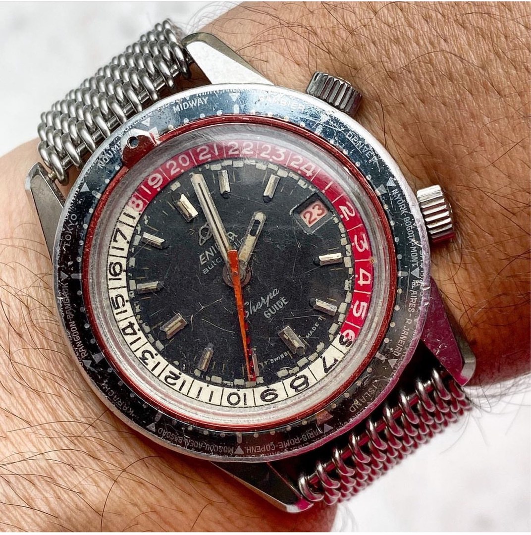 Enicar Sherpa 600 D Enicar Sherpa 600】ダイバーズウォッチ