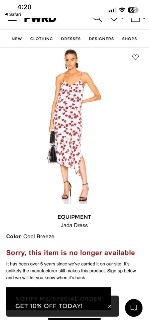 Equipment jada dress clearance