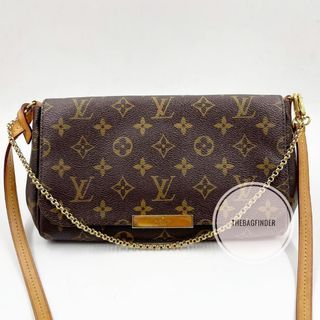 LOUIS VUITTON, Favorite Handbag Monogram Canvas Mm Cross Body Bag, Brown,  (One Size), Tradesy