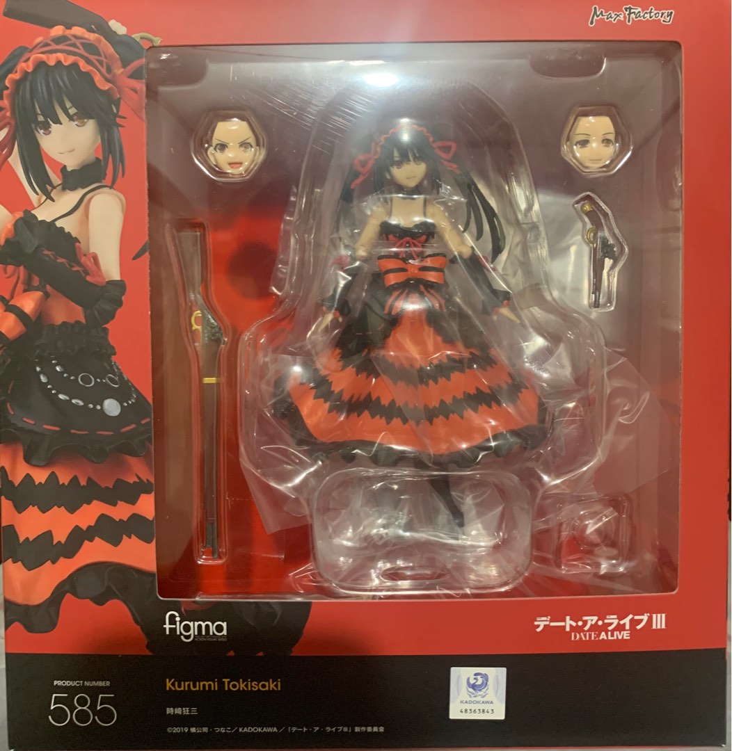 Figma 585 時崎狂三, 興趣及遊戲, 玩具& 遊戲類- Carousell