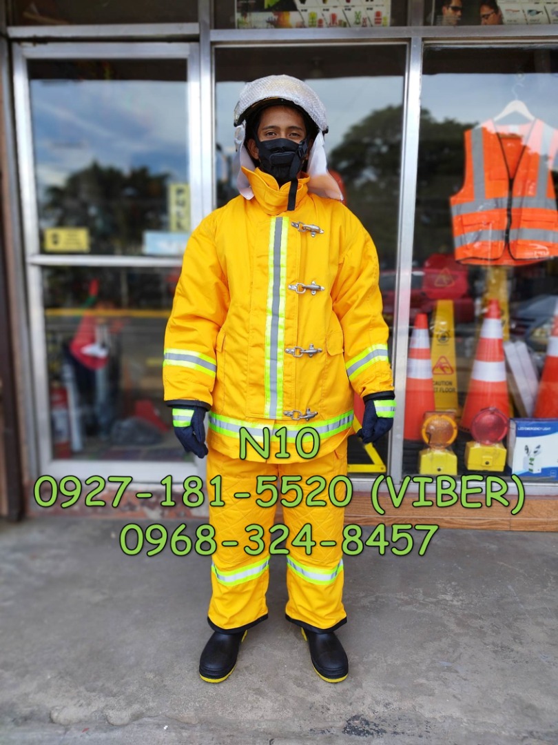 fireman suit yellow, Men's Fashion, Coats, Jackets and Outerwear on ...