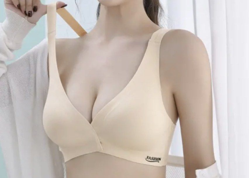 Folomi Soft Wireless Bra Sexy Push Up Simple Seamless Bras For