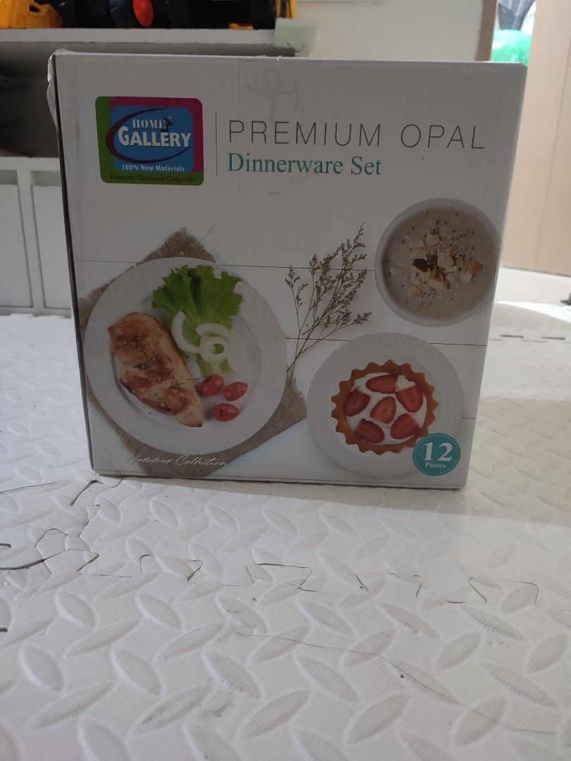 For sale home gallery opal set dinner ware set (Category: Cookware & Accessories) located in Mandaluyong City. Submitted by derekalava (Listing ID 1260467958, Image 1). Description: for sale home gallery set dinner ware set plates, bowl etc... if interested please call txt or pm me see pics for the condition thank you.
