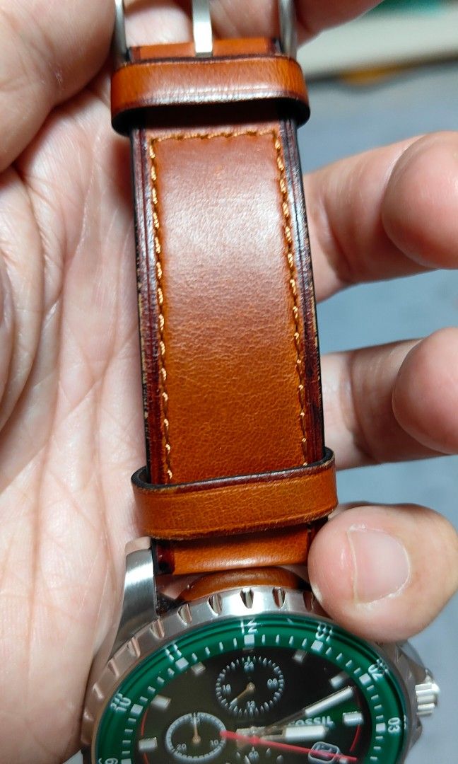 Fossil FS5734 Dillinger Leather Quartz Watch Out of Production Men s Fashion Watches Accessories Watches on Carousell