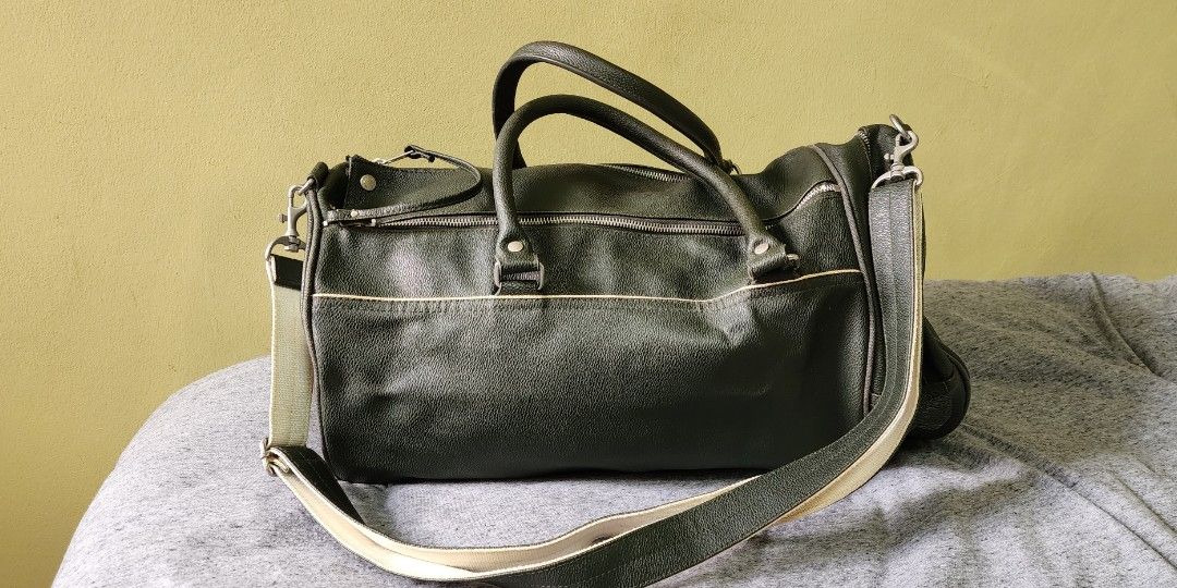 Fred perry green barrel sale bag