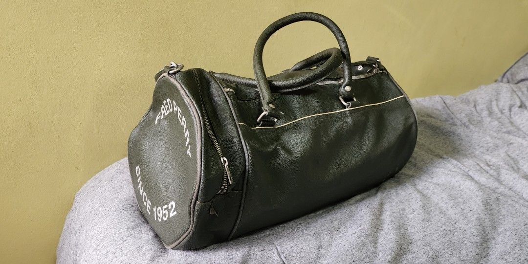 Fred perry shop barrel bag sale
