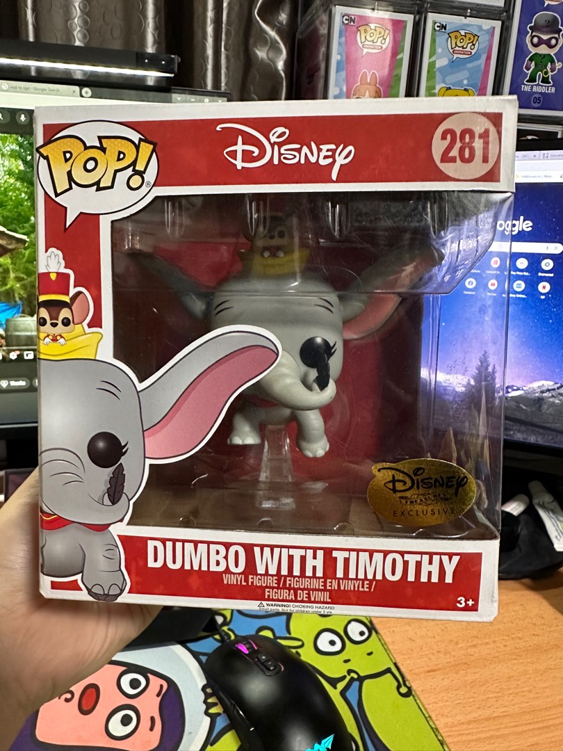 FREE COURIER Dumbo with Timothy Funko Pop Disney Hobbies
