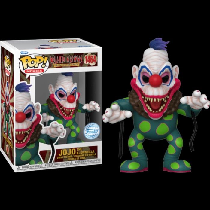 Funko Pop! Filmes Killer Klowns Jojo The Klownzilla 1464 Exclusivo - Moça  do Pop - Funko Pop é aqui!