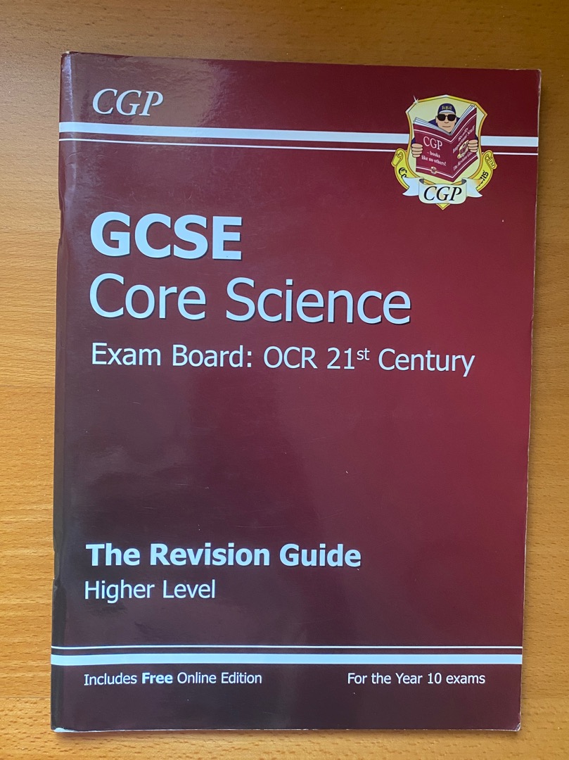 GCSE Core Science Revision Guide (CGP), Hobbies & Toys, Books
