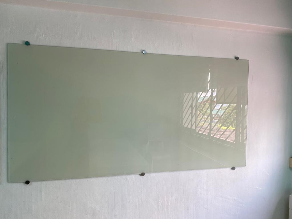 Glass Whiteboard (Clearance Garage Sale), Everything Else on Carousell