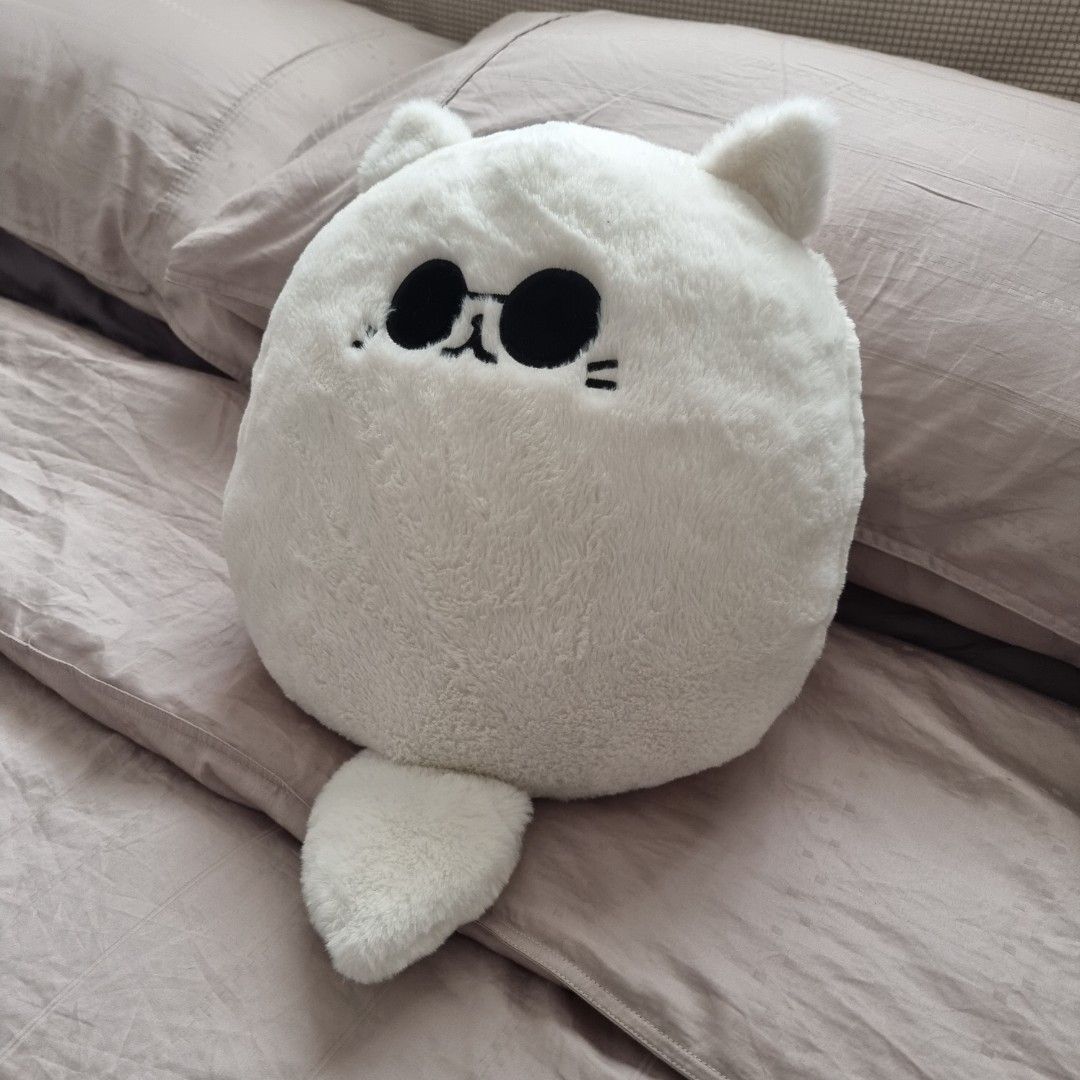 Gojo cat plush pillow hobbies toys toys games on carousell