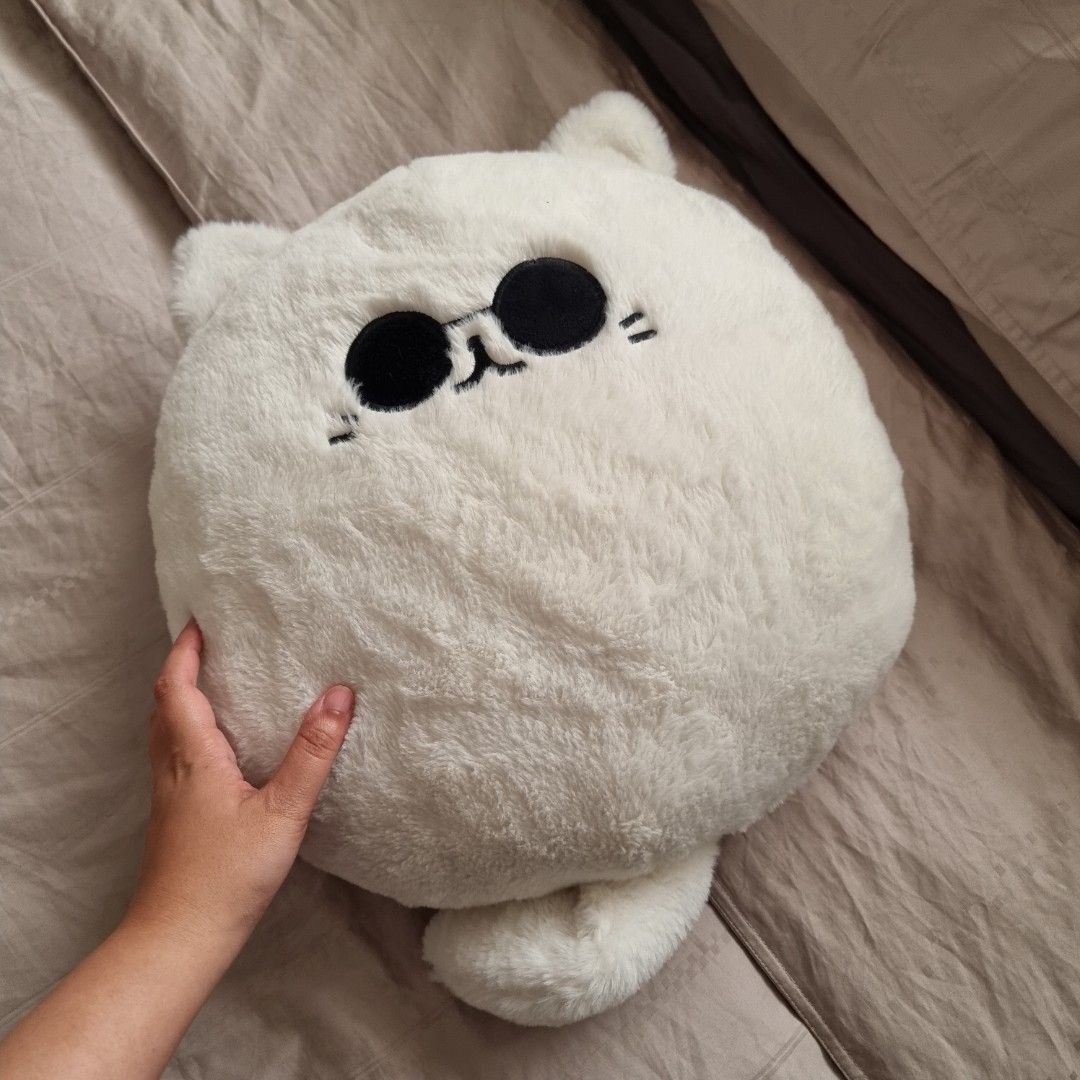 Gojo cat plush pillow hobbies toys toys games on carousell