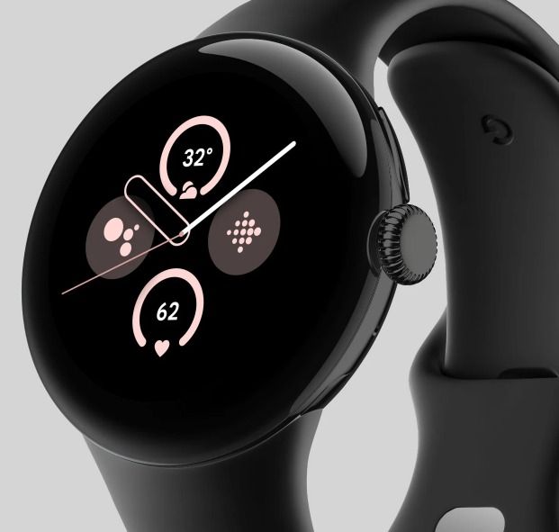 Google Pixel Watch 2 曜石黑Black WiFi 黑色現貨, 手提電話, 智能穿戴