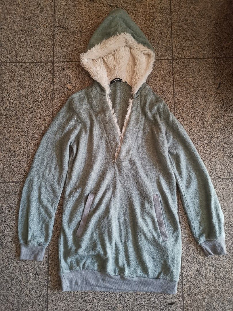 Furry hoodie womens discount