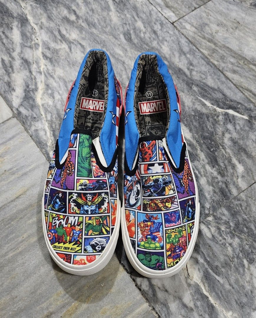 Marvel slip store ons