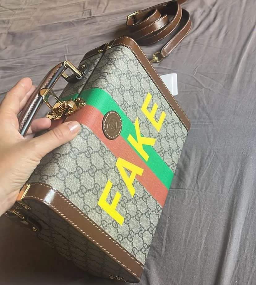 Gucci not online fake tote