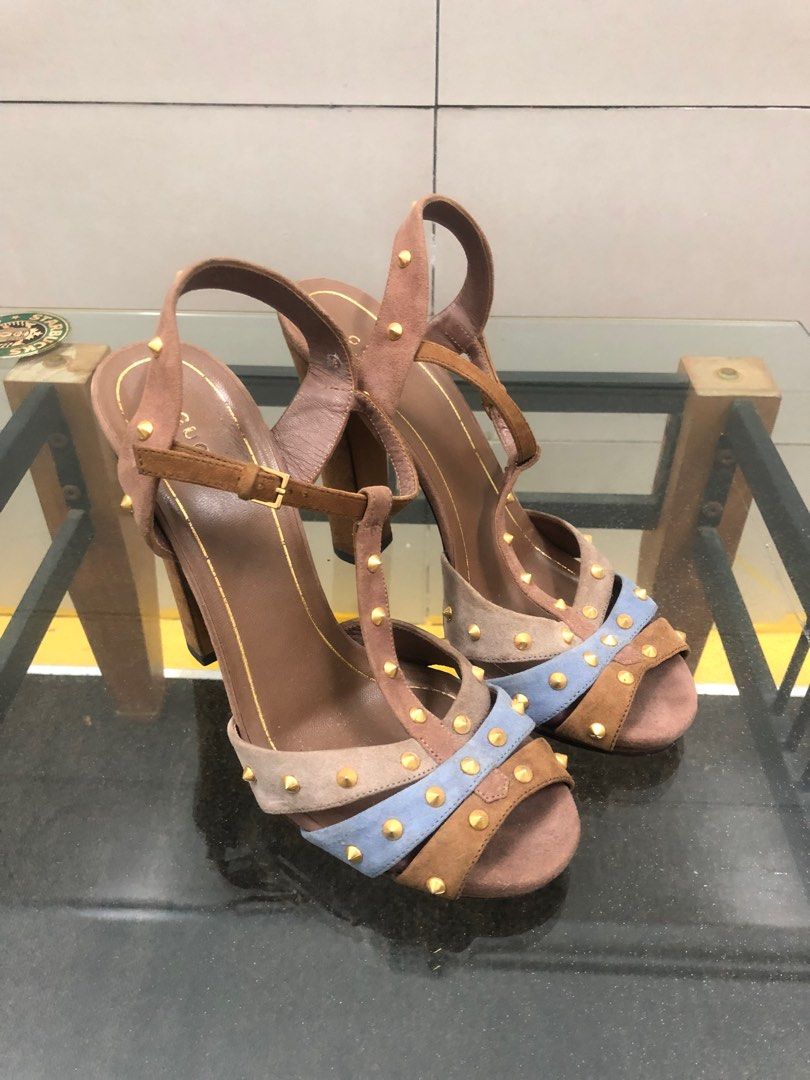 Gucci studded shop heels