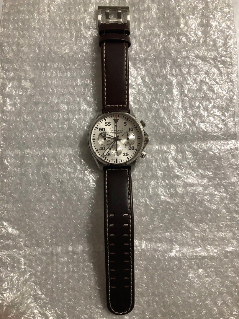 Hamilton Khaki Pilot Auto Chrono H64666555 Carousell