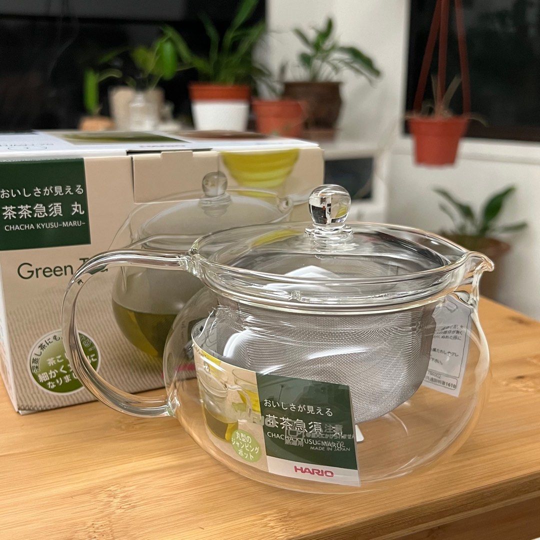 Hario Chacha Kyusu Maru Tea Pot (700ml), Furniture & Home Living