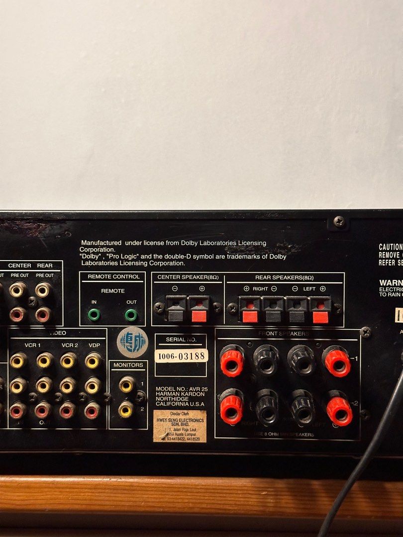 Harman Kardon avr 25, Audio, Soundbars, Speakers & Amplifiers on Carousell