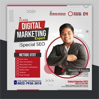 HARYANTO DIGIMEDIA 0822-7938-3010 Guru Trainer Digital Marketing Terbanggi Besar Lampung Tengah