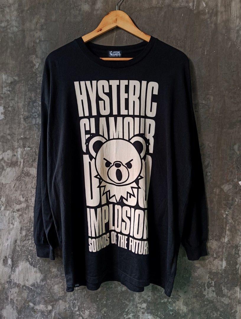 Hysteric Glamour Bear Implosion Oversized Long Sleeves, Luxury
