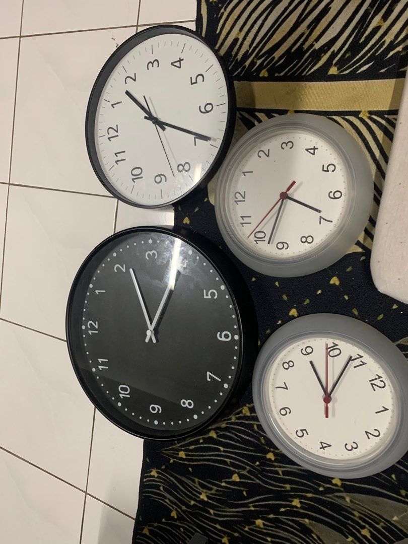 Ikea x Virgil Abloh Off White Clock MARKERAD Collection, Furniture & Home  Living, Home Decor, Wall Decor on Carousell